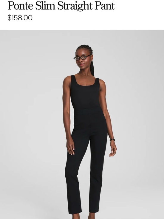 SPANX Pants - SPANXsupersmooth® PerfectFit
Ponte Slim Straight Pant 20254R -classic Black, NWT
